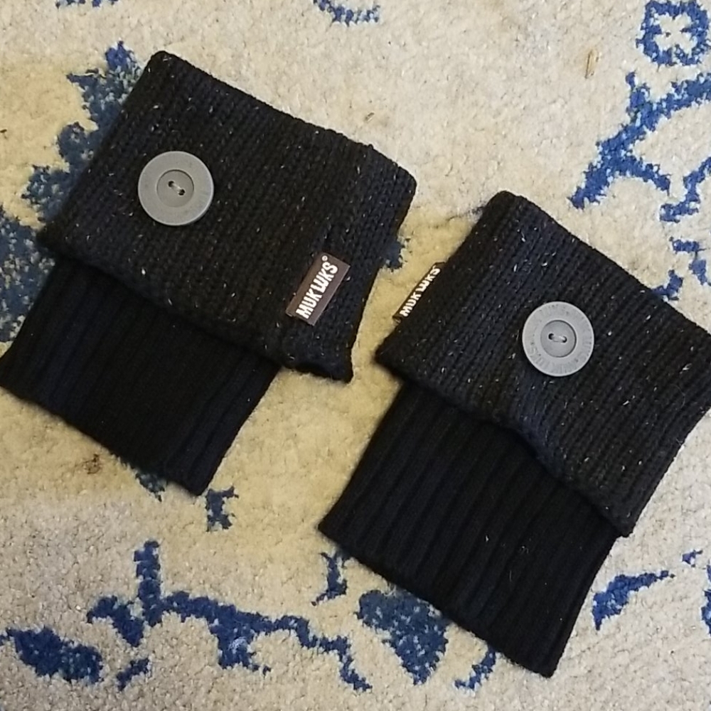 Myk Luks Boot Toppers Socks Peek a Boo